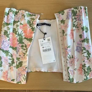 NWT Zara Floral Corset Top thumbnail 10