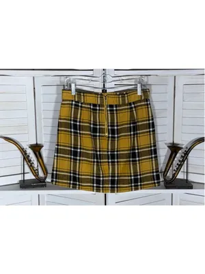 Tinseltown Y2k vintage mini skirt plaid fleece school girl preppy academia Heritage grunge thumbnail 2