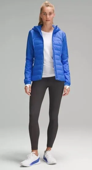 Lululemon Down For It All Jacket Winter Coat Pipe Dream Blue Size 12 NWT thumbnail 16