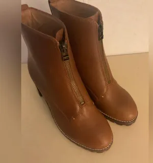 Madewell women leather heel The Alyce boots size 6.5 thumbnail 4