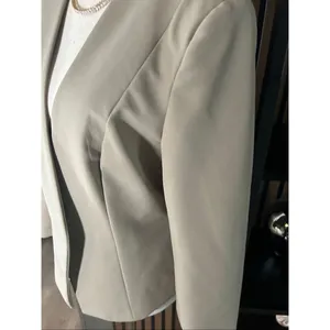 Express tan blazer size 12 short style office wear stylish office blazer thumbnail 2
