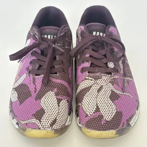 NOBULL Project Magnolia SuperFabric Cross Training Shoes Sz 7 Purple Floral Gym thumbnail 3