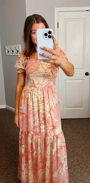 Boutique Floral Maxi Dress thumbnail 1