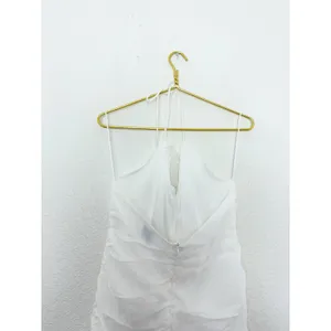 Princess Polly Eddy White Ruffle Mini Dress Size 10 Halter Chiffon Bridal Sexy thumbnail 12