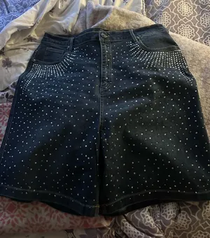 Studded jorts Blue Size L thumbnail 1