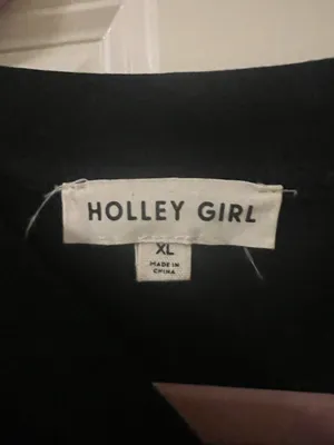 Holley Girl Maddy Tee Black XL Tshirt Top thumbnail 5