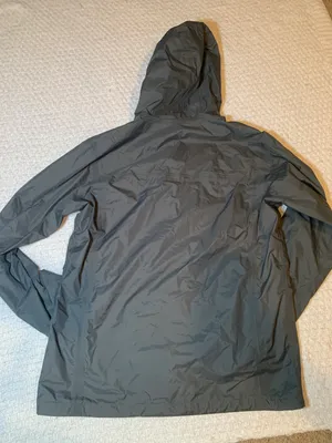 Columbia Omni-Tech Grey Raincoat Size Medium Like New thumbnail 2
