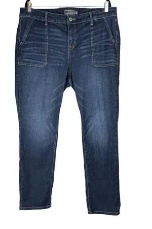 Torrid Boyfriend Straight Vintage Stretch Dark Wash Jeans Sz 18 thumbnail 3