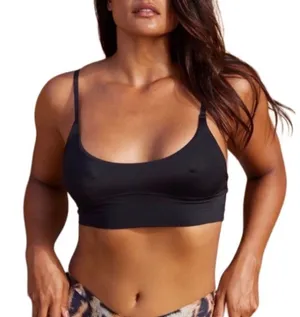 FREE PEOPLE x HAH Bralette Women Sz L Black Sporty Casual Athletic Versatile NWT thumbnail 1