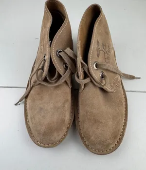 Womens Bata Safari‎ Suede Leather Desert Chukka Ankle Boots Chukka Size 2 Tan thumbnail 1