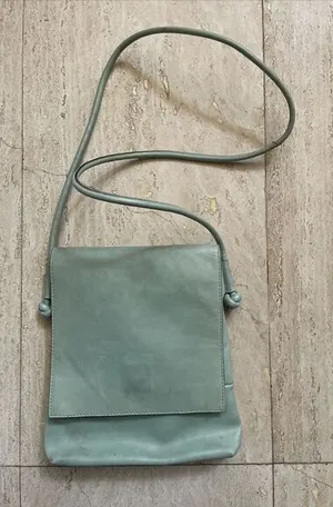 INAKI SAMPEDRO Menora Leather Purse‎ Green thumbnail 1