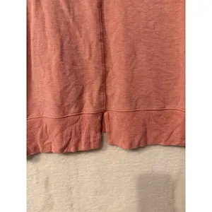 Athleta Coaster Luxe Sweatshirt Womens XL Pink Mock Neck Tencel Fleece Pullover thumbnail 8