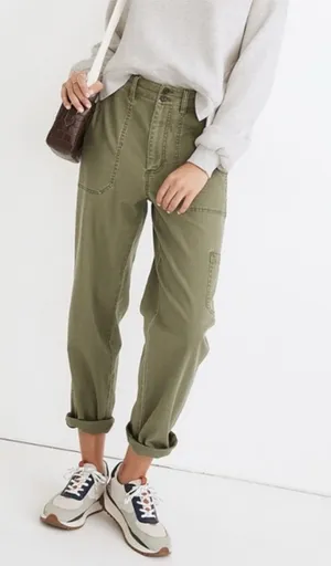 Madewell Military Cargo Pants Sage Green Pants Size 24 thumbnail 1