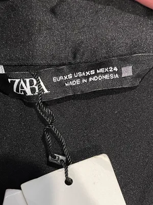 ZARA satin shirt dress size XS thumbnail 3