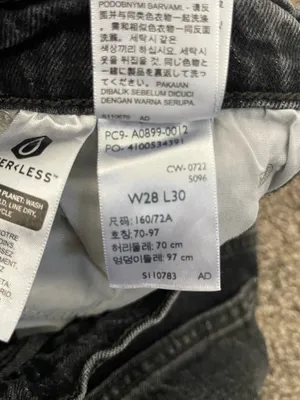 Women’s Levi’s Premium 70s High Flare Jeans Faded Black Size 28 thumbnail 10
