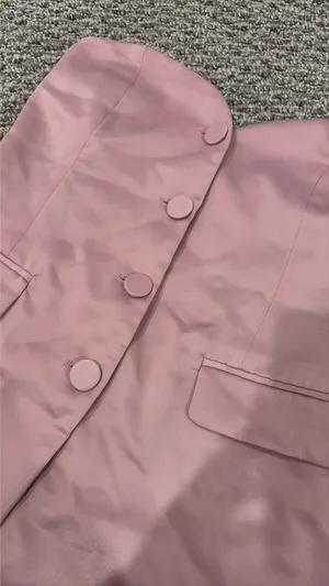 ZARA Strapless Button Down Top thumbnail 3