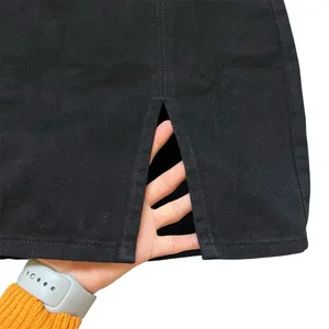 LIONESS Lola Black Denim Mini Skirt NEW Size 6 thumbnail 6