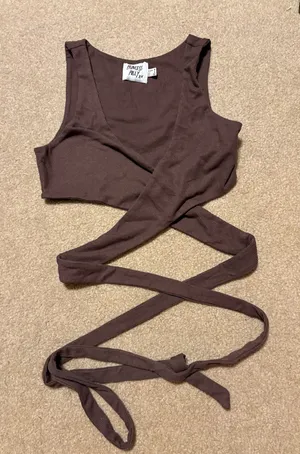 Princess Polly Brown Top thumbnail 1