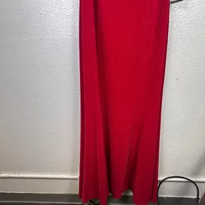 Adrianna‎ Papell Metallic Knit Cowl Back Gown True Red Womens 14 NWT thumbnail 5
