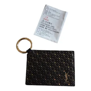 Yves Saint Laurent (YSL) Beauty Mirror Key Ring OS Black Gold thumbnail 3