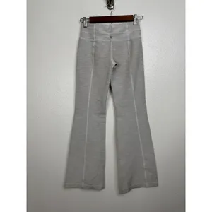 Lululemon Groove Pant Flare‎ Yoga Pants Gray Space Dye Heathered High Rise thumbnail 2