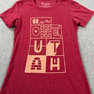 Cotopaxi One Utah Tee Shirt Women's XS Red Short Sleeve Crew Neck Llama Graphic thumbnail 5