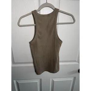 ANINE BING Women's Cole Organic Cotton Tank Top Beige Stretch Size Small thumbnail 5