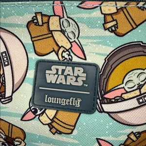Loungefly Star Wars The Mandalorian chibi baby yoda crossbody bag thumbnail 3