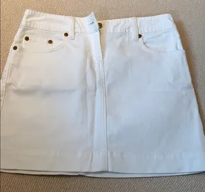 classic white denim skirt size 27! thumbnail 1