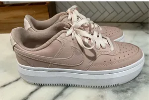 Nike Court Vision Alta Women's Size 9 Shoes DM0113-600 Pink White thumbnail 1