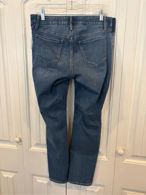 Old navy straight leg maternity jeans size 8 thumbnail 2