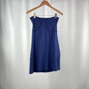 Susana Monaco Halter Neck Mini Dress in‎ Blue Size Medium thumbnail 6