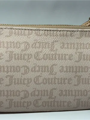 Juicy Couture Heritage Gothic Logo Double Zip Wallet Wristlet Pouch Clutch NWT thumbnail 7