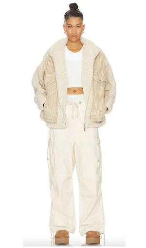 BLANKNYC Double Glazed Jacket in Beige Size Small thumbnail 13