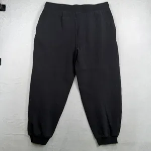 Lululemon 14 Scuba Relaxed High Rise Jogger Black Light Cotton Terry W5CV9S thumbnail 7