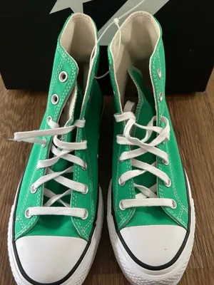 CONVERSE Ctas Lift platform green hi top lace up shoes sneakers women’s 7 new thumbnail 2