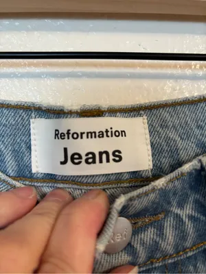 REFORMATION Jeans Straight Leg in Tahoe thumbnail 3