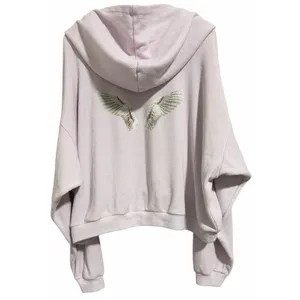 Boys Lie Waffle Weave Hooded Sweatshirt Light Purple‎ Size Os thumbnail 2
