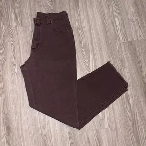 Lee Vintage Brown High Waisted Straight Leg Jeans thumbnail 2