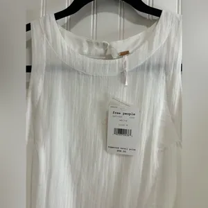 Free People women mini dress,White Sleeveless Size M thumbnail 7