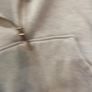 Cozy Light Gray Women's Half-Zip Hoodie thumbnail 3