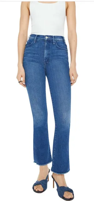 MOTHER The Hustler Flood Fray Jeans- size 27 thumbnail 1