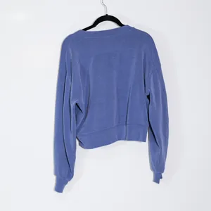 Lululemon Perfectly Oversized Cropped Crew Softstreme Sweater Wild Indigo 2 thumbnail 3