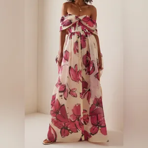 NWT Aje Cordelia Corsetted Maxi Dress thumbnail 2