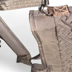 Lug Black Quilted Tote Bag | Lightweight Travel Crossbody Laptop Work Bag thumbnail 3