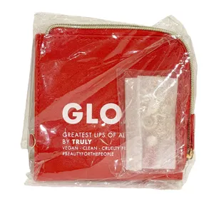 Truly Beauty Red Gloat Gold Chain‎ Link Crossbody Bag NEW in Package thumbnail 1