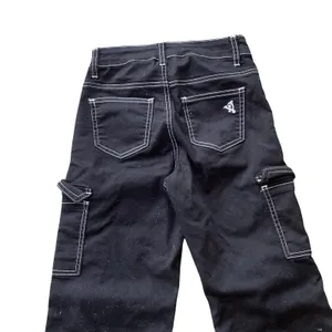 VIP Jeans Black Cargo Pants thumbnail 6