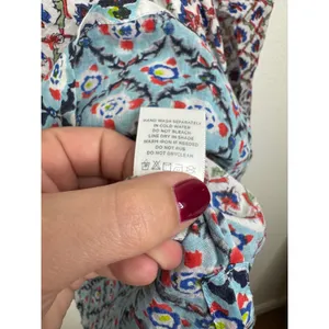 Roller Rabbit Cotton‎ V Neck Top Size Large thumbnail 6
