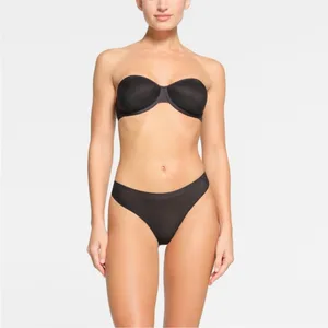 NWT SKIMS Weightless Strapless Bra in Onyx‎ 40C thumbnail 3