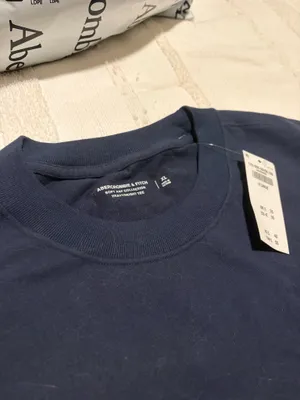 Men’s Abercrombie Shirt Navy Blue thumbnail 2